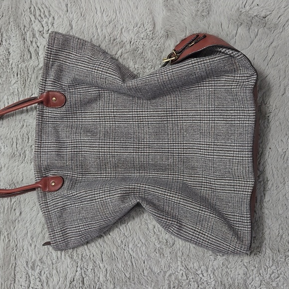 Regent Seven seas hounds tooth pattern voyager tote bag - Picture 2 of 12